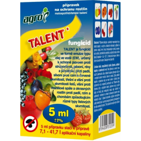Agro Talent přípravek proti plísním na ochranu rostlin 5 ml Agro Talent přípravek proti plísním na ochranu rostlin 5 ml