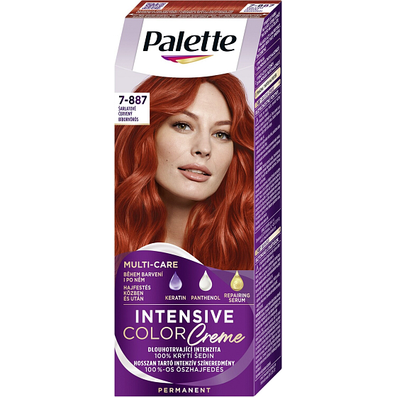 Schwarzkopf Palette Intensive Color Creme, farba do włosów, RV6 szkarłatna czerwień, 50 ml