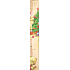 Ditipo Dárkový balicí papír 70 x 200 cm Vánoční béžový Medvěd, strom