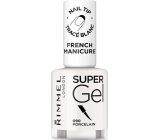 Rimmel London Super Gel French Manicure lak na nehty 090 Porcelana 12 ml