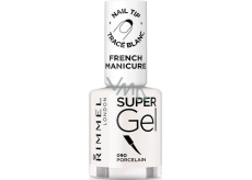 Rimmel London Super Gel French Manicure lak na nehty 090 Porcelana 12 ml