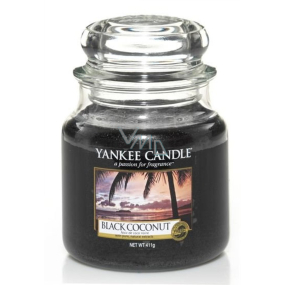Yankee Candle Black Coconut - Černý kokos vonná svíčka Classic střední sklo 411 g Yankee Candle Black Coconut - Černý kokos vonná svíčka Classic střední sklo 411 g
