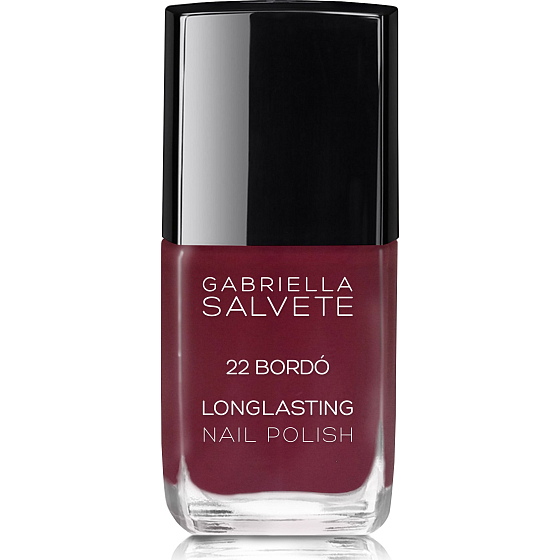 Gabriella Salvete Longlasting Enamel trwały lak do paznokci o wysokim połysku 22 Bordo 11 ml