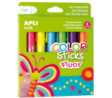Apli Color Sticks farby temperowe suche neonowe 6 x 6 g, zestaw