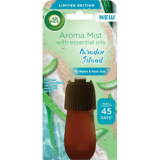 Air Wick Aroma Mist Voda z Fidži a svěží Aloe automatický osvěžovač vzduchu náhradní náplň 20 ml