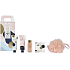 Grace Cole Pomarańcza & Ylang ylang krem do łóć 50 ml + krem do ręk i paznokci 50 ml + żel do prysznica 50 ml + kule do wanny 80 g + gębka do wanny, zestaw kosmetyczny dla kobiet