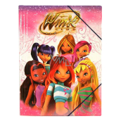 Winx Club Desky s gumičkou Różowe 370 x 271 x 7 mm