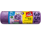 Fino pytle do koše Zeus Flex Lawenda zatahovací, 28 µ, 53 × 59 cm, 35 l, 12 ks