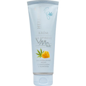 Herbavera krém na ztvrdlé paty s lanolinem a konopím, 120 ml Herbavera krém na ztvrdlé paty s lanolinem a konopím, 120 ml