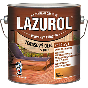 Lazurol s1080 olej do terrasse bezbarwny, 2,5 l