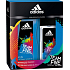 Adidas Team Five parfémovaný deodorant sklo pro muže 75 ml + sprchový gel 250 ml, kosmetická sada