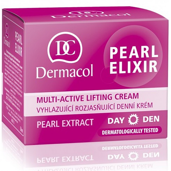 Dermacol Pearl Elixir vyhlazující rozjasňující denní krém 50 ml