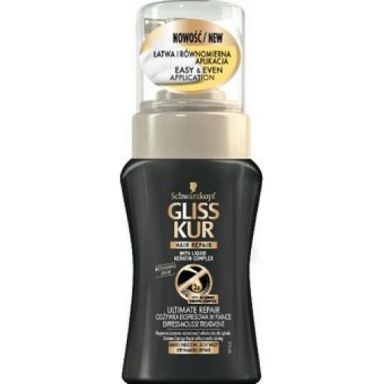 Gliss Kur Ultimate Repair regenerační pěna na vlasy 125 ml