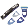 Gillette Fusion ProGlide Power Styler 3v1 bateriový holicí strojek se zastřihovačem + holicí hlavice + 3 x zastřihovací hřebínky + baterie, kosmetická sada pro muže