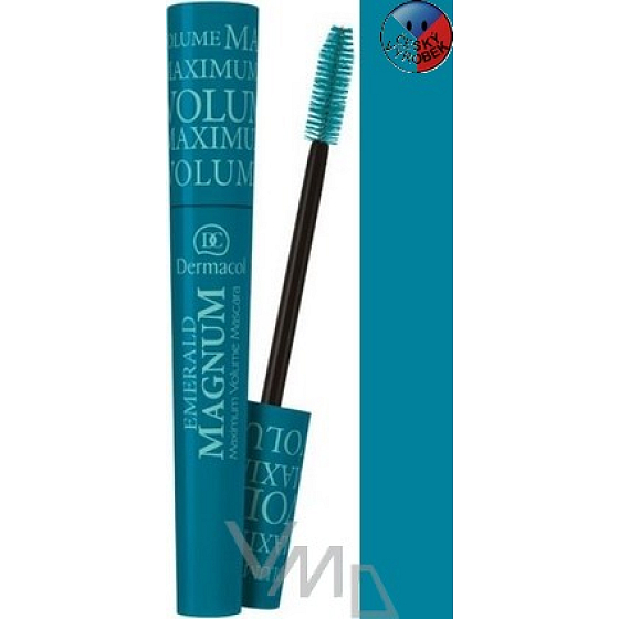 Dermacol Emerald Magnum řasenka odstín smaragdově zelená 7 ml