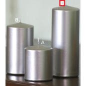 Lima Metal Serie świeczka srebrna wałec 80 x 200 mm 1 sztuka