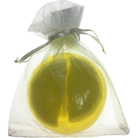 Fragrant Glycerinové mýdlo v jemné organze Fruit Lemon 140 g