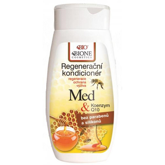 Bione Cosmetics Med & Koenzym Q10 regenerační kondicionér pro všechny typy vlasů 260 ml
