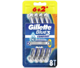 Gillette Blue 3 Comfort 3-brzytwy golarka dla mężczyzn 8 sztuk