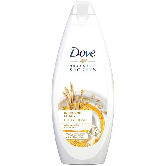 Dove Nourishing Secrets Indulging Ritual Mléko a med krémový sprchový gel 250 ml