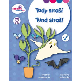 Ditipo Kreativní kolorowanki Tady straszy 16 stron A4 215 x 275 mm wiek 5-10