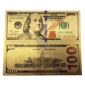 Talisman Złota plastikowa banknot 100 USD