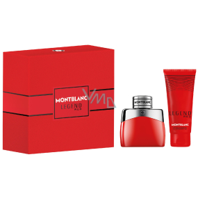 Montblanc Legend Red woda perfumowana 50 ml + żel pod prysznic 100 ml, zestaw prezentowy dla mężczyzn