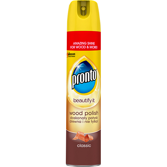 Pronto Wood Classic, sprej przeciwkurzowy chroniący drewno, wosk, 250 ml