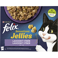 Felix Sensations kapsičky pro kočky pyszny wybór w galaretce, 12× 85 g