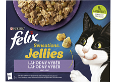 Felix Sensations kapsičky pro kočky pyszny wybór w galaretce, 12× 85 g
