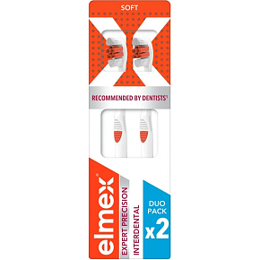 Elmex Expert Precision Interdental szczoteczki do zębów do pielęgnacji międzyzębowej, 2 szt.