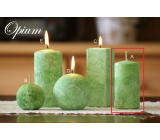 Lima Marmur Opium zapachowa świeczka zielona wałek 50 x 100 mm 1 sztuka