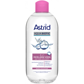Astrid Aqua Biotic 3w1 nawilżająca woda micelarna do suchej i wrażliwej cery 200 ml