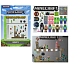 Epee Merch Minecraft Build a Level sada magnetů 84 kusů, doporučený věk 6+