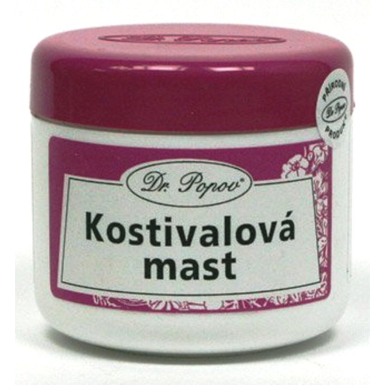 Dr. Popov Maść żywokostowa na zmęczony aparat ruchu mięśnie, ścięgna pięty 50 ml