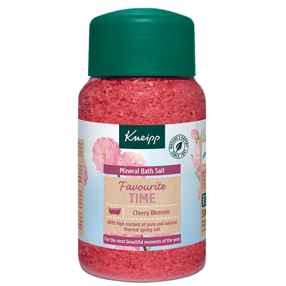 Kneipp Třešňový květ sůl do koupele, potěší všechny vaše smysly 500 g