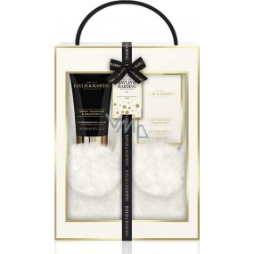 Baylis & Harding Sladká mandarinka a Grapefruit krystalky pro koupel nohou 100 g + krém na nohy 140 ml + pantofle 1 pár, kosmetická sada