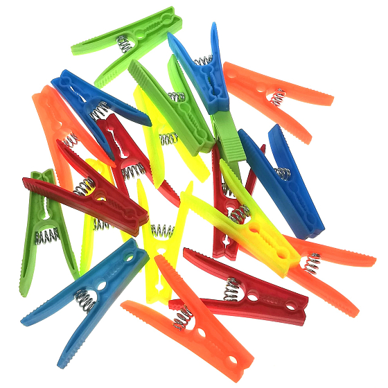 Plastic Nova Klipsy do prádla velké 20 kusů