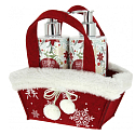 Vivian Gray Christmas White tekuté mýdlo 250 ml + mléko na ruce 250 ml, kosmetická sada