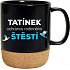Albi Korkohrnek s uchem Tatínek černý 300 ml