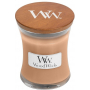 WoodWick Golden Milk - Zlaté mléko vonná svíčka s dřevěným knotem a víčkem sklo malá 85 g