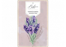 Bohemia Gifts Aromatyczna karta zapachowa Lawenda delikatna i czysta 10,5 x 16 cm