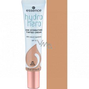 Essence Hydro Hero 24h SFP15 tónovací krém 20 Sun Beige 30 ml