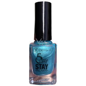 Dermacol 5 Day Stay dlouhotrvající lak na nehty 46 Peacock Leather 11 ml