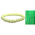 Jade Luminois Light Fosforeskujący, żółte światło w ciemności, bransoletka elastyczna naturalny kamień, kuleczka 8 mm / 16 - 17 cm