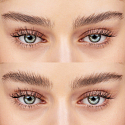 Essence Thick & Wow! řasenka na obočí s vlákny 02 Ash Brown 6 ml