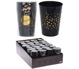 Emocio Szklanki do drinka czarne 75 x 95 mm, 4 x 300 ml