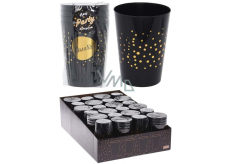 Emocio Szklanki do drinka czarne 75 x 95 mm, 4 x 300 ml