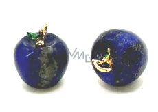 Jablko poznania z Lapis Lazuli i Ametystu, naturalny kamień 2,7 x 15 mm, kamień harmonii
