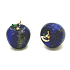 Jablko poznania z Lapis Lazuli i Ametystu, naturalny kamień 2,7 x 15 mm, kamień harmonii